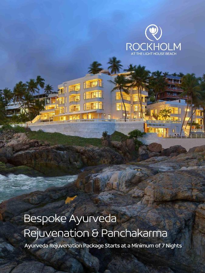 קובאלאם Rockholm At The Light House Beach מראה חיצוני תמונה